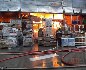 “EuroHome”dakı yanğında 17 milyon manatdan çox ziyan dəyib - RƏSMİ