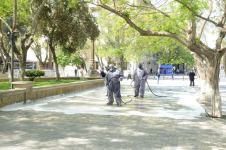 В Баку продезинфицированы более 400 улиц и проспектов (ФОТО)