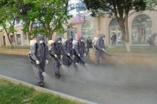 В Баку продезинфицированы более 400 улиц и проспектов (ФОТО)