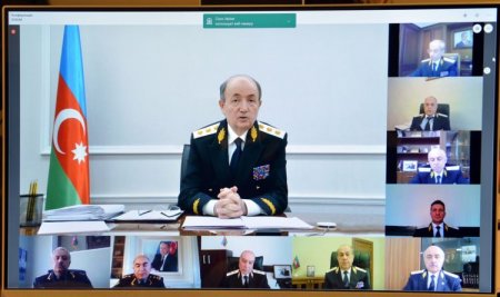 Ədliyyə Nazirliyinin videokonfrans şəklində kollegiya iclası keçirilib