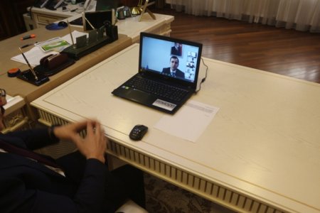 Nəsimi rayon İcra Hakimiyətində onlayn müşavirə keçirilmişdir -FOTOLAR