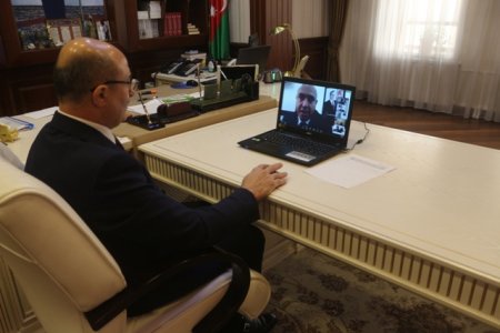 Nəsimi rayon İcra Hakimiyətində onlayn müşavirə keçirilmişdir -FOTOLAR