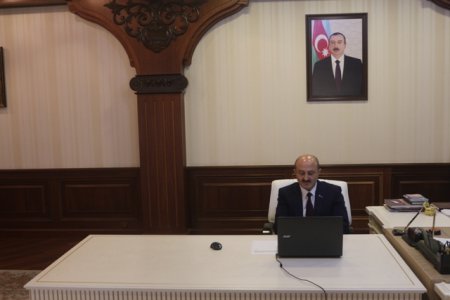 Nəsimi rayon İcra Hakimiyətində onlayn müşavirə keçirilmişdir -FOTOLAR