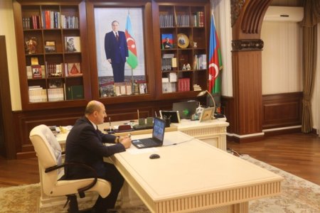 Nəsimi rayon İcra Hakimiyətində onlayn müşavirə keçirilmişdir -FOTOLAR