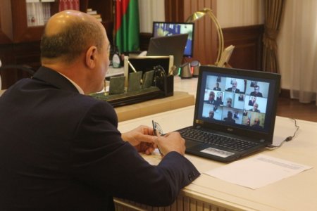 Nəsimi rayon İcra Hakimiyətində onlayn müşavirə keçirilmişdir -FOTOLAR