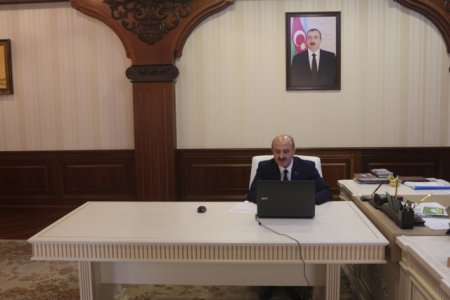 Nəsimi rayon İcra Hakimiyətində onlayn müşavirə keçirilmişdir -FOTOLAR