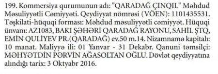 “Çakır” ləqəbli icra başçısının milyonluq biznesi — SƏNƏD