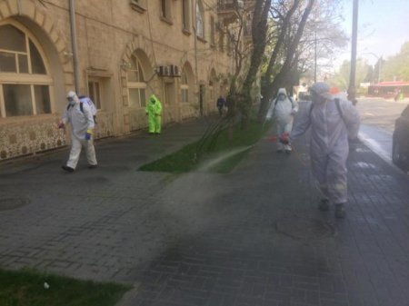 Nəsimi rayonunda karantin rejiminin tələblərinin yerinə yetirilməsi məqsədilə zəruri tədbirlər davam etdirilir -FOTOLAR