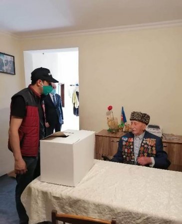 Nəsimi rayonunda növbəti sosial aksiya keçirilib -FOTOLAR