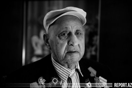 Prezidentin çətir hədiyyə etdiyi müharibə veteranı - VİDEO