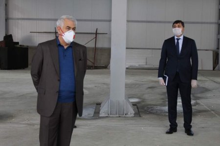 Şimal vaqon deposunda tikinti işləri davam etdirilir (FOTOLAR)