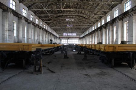 Şimal vaqon deposunda tikinti işləri davam etdirilir (FOTOLAR)