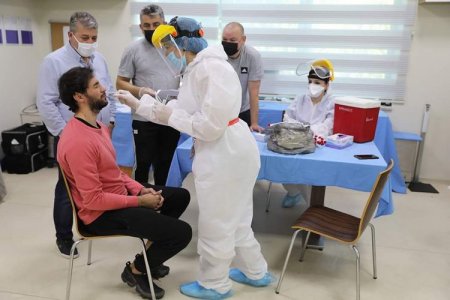 "Qarabağ" koronavirus testindən keçib - FOTOSESSİYA