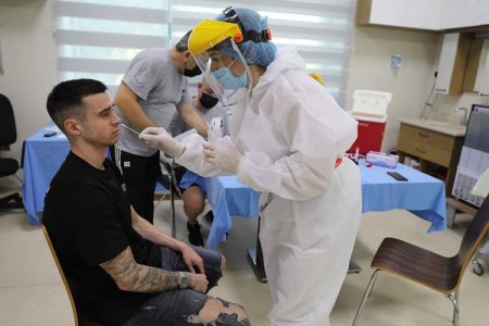 "Qarabağ" koronavirus testindən keçib - FOTOSESSİYA