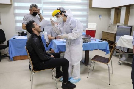"Qarabağ" koronavirus testindən keçib - FOTOSESSİYA