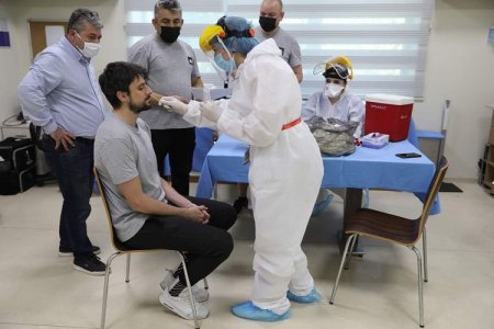 "Qarabağ" koronavirus testindən keçib - FOTOSESSİYA