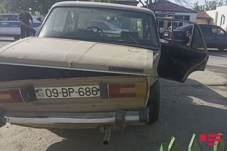 Ağdamda yol qəzası olub, iki nəfər xəsarət alıb - FOTO