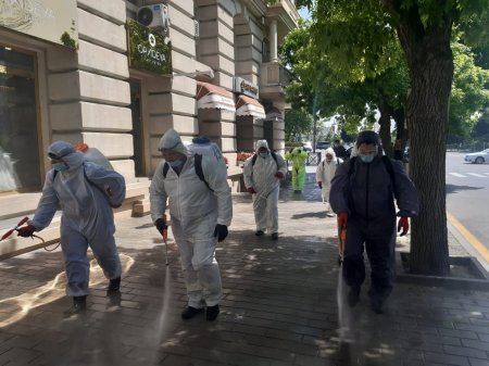 Nəsimi rayonunda karantin rejiminin tələblərinin yerinə yetirilməsi məqsədilə zəruri tədbirlər davam etdirilir