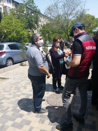 Nəsimi rayonunda karantin rejiminin tələblərinin yerinə yetirilməsi məqsədilə zəruri tədbirlər davam etdirilir