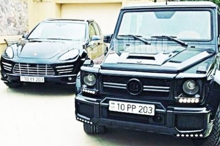 Əli Həsənovun nəvəsi avtomobil nömrələrini fantastik qiymətə satdı - FOTOFAKT