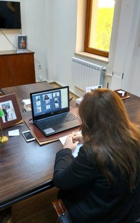 Nəsimi rayon İcra Hakimiyyətində növbəti videomüşavirə keçirilmişdir -FOTO