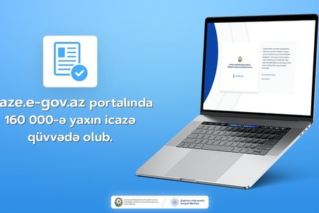 Həftəsonu icaze.e-gov.az portalında 160 000-ə yaxın icazə qüvvədə olub
