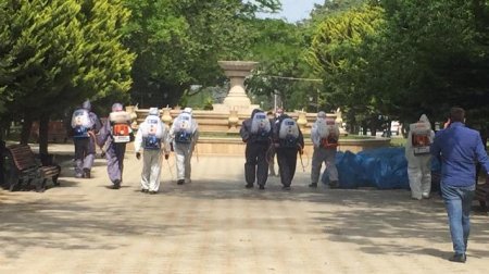 Nəsimi rayonunda karantin rejiminin tələblərinin yerinə yetirilməsi məqsədilə zəruri tədbirlər davam etdirilir - FOTOLAR