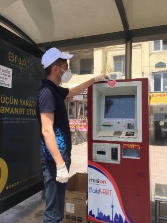  Nəsimi rayonunda karantin rejiminin tələblərinin yerinə yetirilməsi məqsədilə zəruri tədbirlər davam etdirilir - FOTOLAR