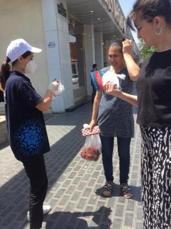  Nəsimi rayonunda karantin rejiminin tələblərinin yerinə yetirilməsi məqsədilə zəruri tədbirlər davam etdirilir - FOTOLAR