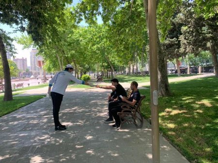  Nəsimi rayonunda karantin rejiminin tələblərinin yerinə yetirilməsi məqsədilə zəruri tədbirlər davam etdirilir - FOTOLAR