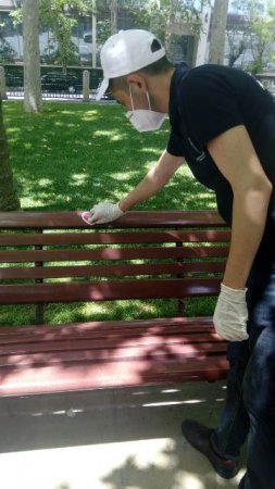  Nəsimi rayonunda karantin rejiminin tələblərinin yerinə yetirilməsi məqsədilə zəruri tədbirlər davam etdirilir - FOTOLAR