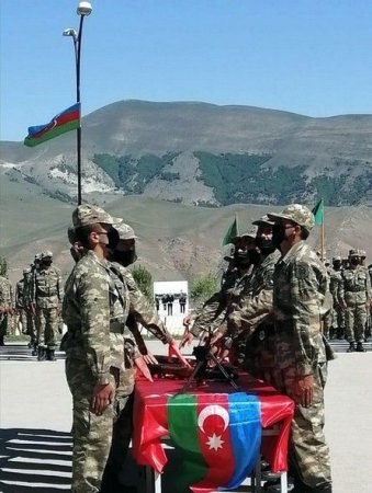 Azərbaycan Ordusunda andiçmə mərasimi keçirilib - FOTO