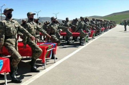 Azərbaycan Ordusunda andiçmə mərasimi keçirilib - FOTO