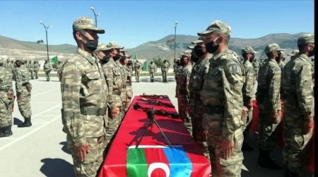 Azərbaycan Ordusunda andiçmə mərasimi keçirilib - FOTO