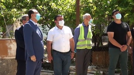 Qəzalı binalarda yaşayan sakinlərin müraciətinin nəticəsi - VİDEO