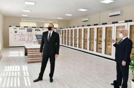 İlham Əliyev Bakıda açılışda - FOTOLAR