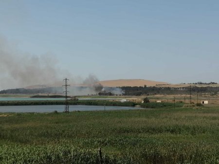 Ceyranbatan su anbarında yenidən yanğın başladı (FOTO)