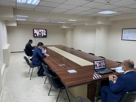 Nəsimi rayonunda Səhiyyə İşçiləri Günü münasibəti ilə video-müşavirə keçirilib -Fotolar