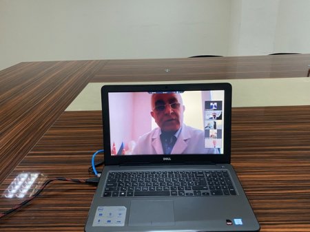 Nəsimi rayonunda Səhiyyə İşçiləri Günü münasibəti ilə video-müşavirə keçirilib -Fotolar