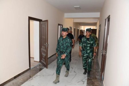 Elçin Quliyev “Qazax” əlahiddə sərhəd diviziyasının hərbi hissə və bölmələrində olub