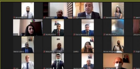 Nəsimi rayonunda Dövlət Qulluqçularının Peşə Bayramı Günü münasibəti ilə video-müşavirə keçirilib -FOTOLAR