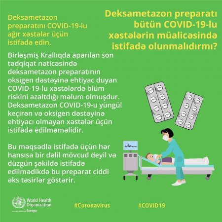 ÜST-dən "Deksametazon"la bağlı daha bir açıqlama