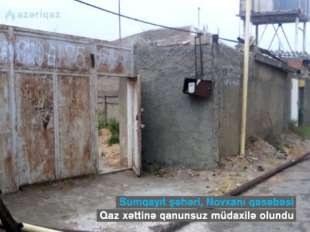 Xəttin yerini özbaşına dəyişdirmək istəyən sakin abonentləri qazsız qoydu - FOTO