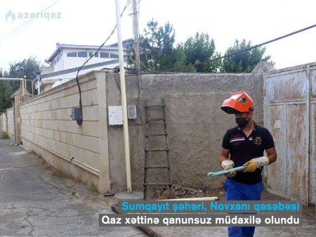 Xəttin yerini özbaşına dəyişdirmək istəyən sakin abonentləri qazsız qoydu - FOTO