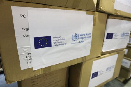 Azərbaycana 168 min fərdi qoruyucu vasitə gətirildi - FOTO