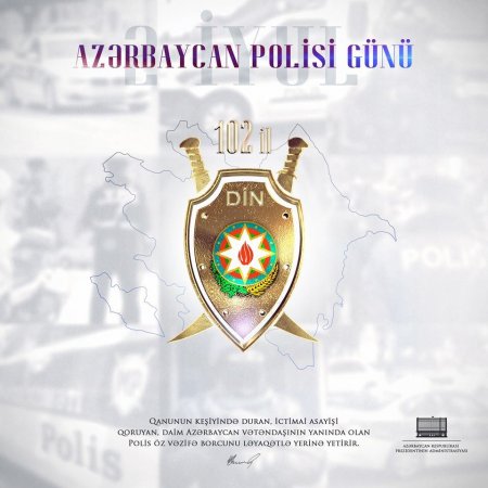 “Polis öz vəzifə borcunu ləyaqətlə yerinə yetirir” – İlham Əliyev