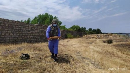 Lənkəranda top mərmisi tapıldı - FOTO