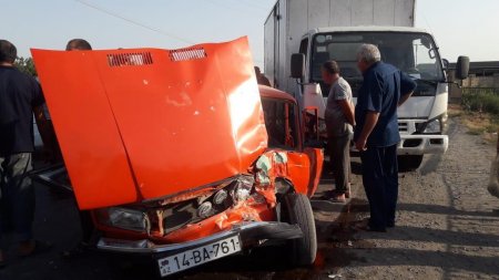 İmişlidə yol qəzası olub, xəsarət alan var