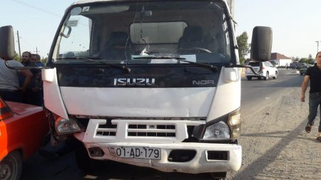 İmişlidə yol qəzası olub, xəsarət alan var