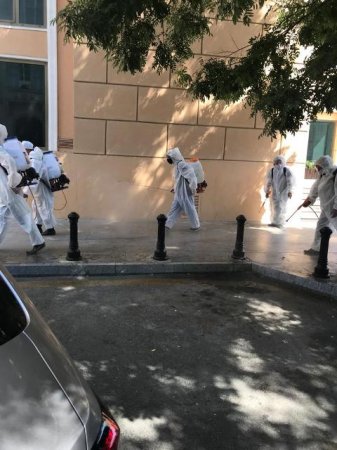 Nəsimi rayonunda karantin rejiminin tələblərinin yerinə yetirilməsi məqsədilə zəruri tədbirlər davam etdirilir FOTOLAR